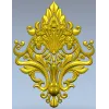 Барочный ромбовидный картуш - 3D модель STL для ЧПУ