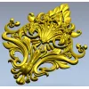 Барочный ромбовидный картуш - 3D модель STL для ЧПУ