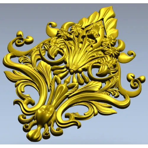 Барочный ромбовидный картуш - 3D модель STL для ЧПУ