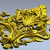Барочный ромбовидный картуш - 3D модель STL для ЧПУ