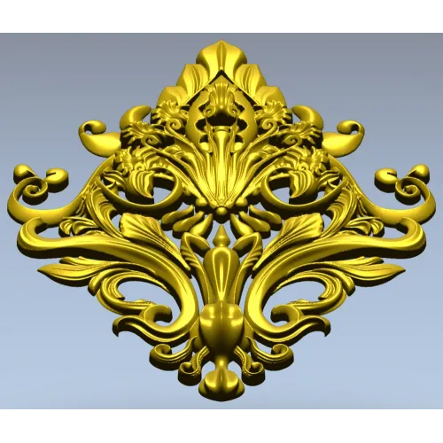 Барочный ромбовидный картуш - 3D модель STL для ЧПУ