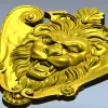Рельефная накладка "Львиный картуш" - STL для ЧПУ