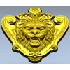 Рельефная накладка "Львиный картуш" - STL для ЧПУ
