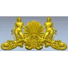 Shell Maidens Cartouche - STL 3D model for CNC milling
