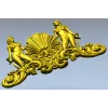 Shell Maidens Cartouche - STL 3D model for CNC milling