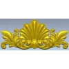 Shell & Acanthus Central Ornament - 3D STL for CNC