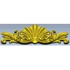 Shell & Acanthus Central Ornament - 3D STL for CNC