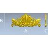 Shell & Acanthus Central Ornament - 3D STL for CNC