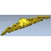 Резная накладка "Ракушечный картуш Рококо" - STL 3D модель для ЧПУ