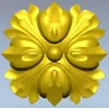 Флоральный медальон - 3D модель STL для ЧПУ