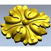 Флоральный медальон - 3D модель STL для ЧПУ