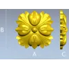 Флоральный медальон - 3D модель STL для ЧПУ