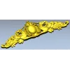 Грифонный картуш с медальоном - 3D модель STL для ЧПУ