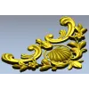 Угловой картуш с раковиной - 3D модель STL для ЧПУ