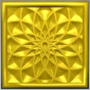 Golden Mandala Panel