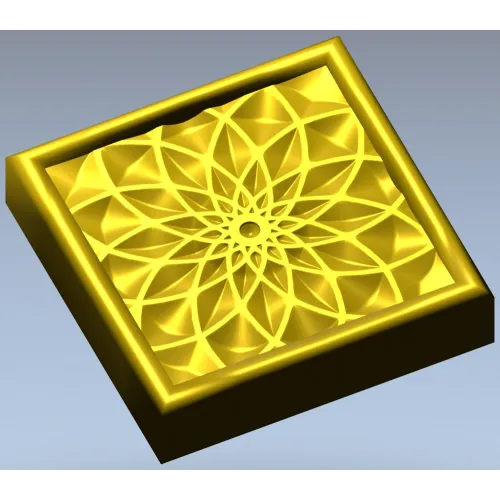 Golden Mandala Panel