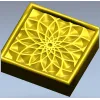 Golden Mandala Panel