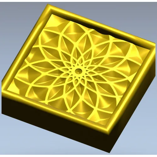 Golden Mandala Panel