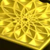 Golden Mandala Panel