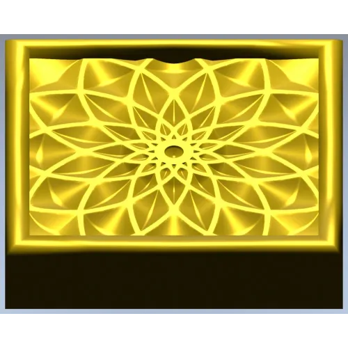 Golden Mandala Panel