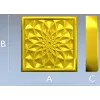 Golden Mandala Panel