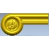 Florentine Rosette - STL 3D model for CNC