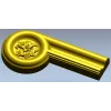 Florentine Rosette - STL 3D model for CNC