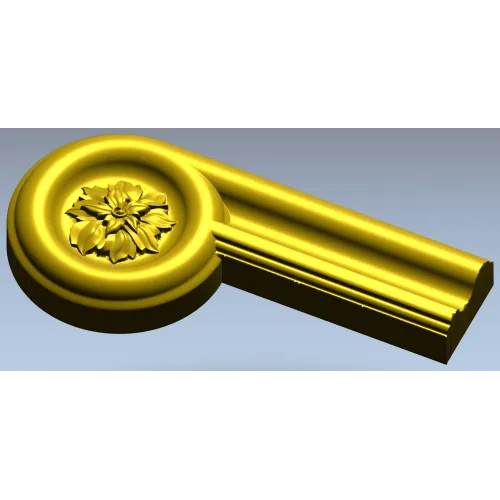 Florentine Rosette - STL 3D model for CNC