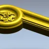 Florentine Rosette - STL 3D model for CNC