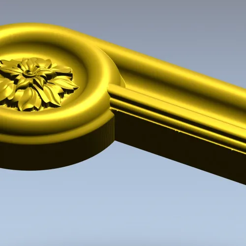 Florentine Rosette - STL 3D model for CNC