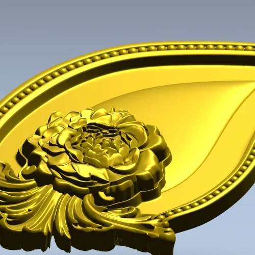 Лепестковый картуш - 3D модель STL для ЧПУ