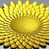 Sunburst Rosette 3D STL for CNC