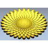 Sunburst Rosette 3D STL for CNC
