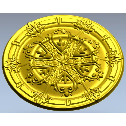 Розетка "Королевская роза" - 3D модель STL для ЧПУ