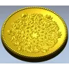 Circular Floral Rosette - STL 3D model for CNC milling