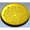 Circular Floral Rosette - STL 3D model for CNC milling