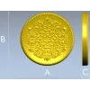 Circular Floral Rosette - STL 3D model for CNC milling