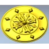 Aurelian Rosette - high-detail STL 3D model for CNC carving