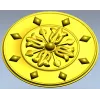 Aurelian Rosette - high-detail STL 3D model for CNC carving