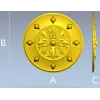 Aurelian Rosette - high-detail STL 3D model for CNC carving
