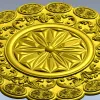 Классическая круглая розетка - 3D модель STL для ЧПУ