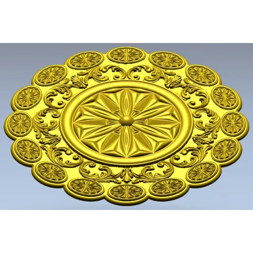 Классическая круглая розетка - 3D модель STL для ЧПУ