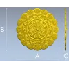 Классическая круглая розетка - 3D модель STL для ЧПУ