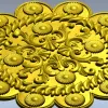 Розетка "Солнечный венок" - 3D модель STL для ЧПУ