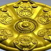 Солнечный медальон - 3D модель STL для ЧПУ