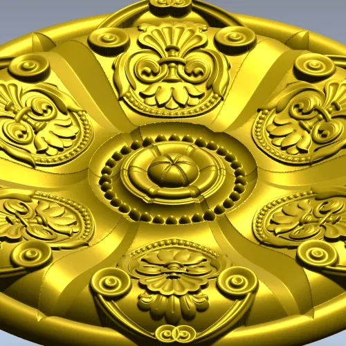 Солнечный медальон - 3D модель STL для ЧПУ