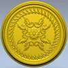 Круглая розетка в классическом стиле - STL модель для ЧПУ