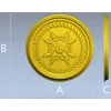 Круглая розетка в классическом стиле - STL модель для ЧПУ