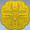 Розетка "Лавровый венчик" - STL модель для ЧПУ