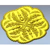Розетка "Лавровый венчик" - STL модель для ЧПУ